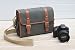 Cosmos ® military Green Canvas Vintage Camera Shoulder Carrying Protection Bag for Canon Nikon Sony Olympus Kodak Panasonic Fujifilm Cameras Dslr Len + Cosmos Cable Tie