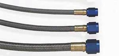 NOS 15280NOS Stainless Steel -4AN Braided Hose - 10 Feet