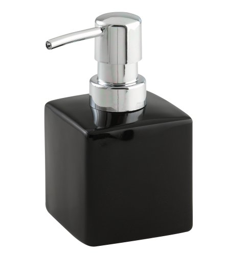 Wenko 17846100 Ceramic Soap Dispenser Square black