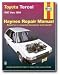 Haynes Toyota Tercel (87 - 94) Manual