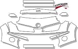 3M Lackschutz Folie Frontschutzset transparent incl. Ladekante (Nissan Micra)