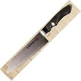Almar All Stainless 7 in. Ultra-Chef Santuko Knife, Damascus