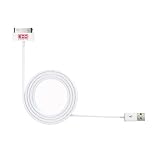 EZOPower Apple CERTIFIED 6 Feet 30-pin USB Sync & Charge Dock Connector Data Cable / White (Retail Packaging) for Apple iPad 1 2 / New iPad 3, iPhone 4 4S 4G 4GS 3G 3GS, iPod ~ EZOPower