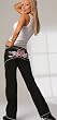 5018TH Otomix Women's Tribal Heart French Terry Casual Pant