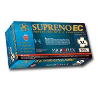 Micro Flex (MFXSEC375L) Large Supreno Powder Free Extended Cuff Nitrile Gloves