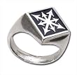 Chaos Signet - Alchemy Gothic Pewter Ring