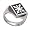 Chaos Signet Ring Size N, US 6.5 by Alchemy Gothic, England