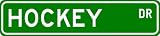 HOCKEY Street Sign ~ Personalized Family Lastname Sign ~ Gameroo...