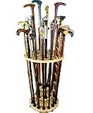 Round Walking Cane Stand- Pine Wood