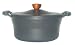 Lafont 5 1/2-Quart Round French Oven, Country Black