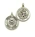 Saint Christopher - Sterling Silver Reversible US Coast Guard St. Christopher Protect Us Pendant