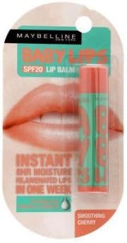 Smoothing Cheery Maybelline Baby Lips Moisturizing Lip Balm.