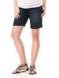 Motherhood Maternity: Secret Fit Belly(tm) Cuffed Maternity Bermuda Shorts