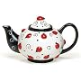 Adorable Ladybug Teapot! Ladybug and Swirls Teapot for Kitchen Decor and Teas and Ladybug Collectors
