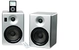 Kanto i-Pair 5 Powered Speakers iPod Dock Silver