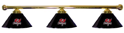 Tampa Bay Buccaneers Pool Table Light - Brass Bar