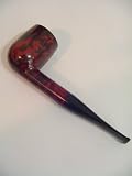 Brown Shiny Small Pipe for Tobacco Smoking 5 Inches