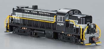Bachmann Industries Alco RS-3 Locomotive NYC 8298 (Black with Lightning Stripe) N Scale - DCC on Board-image