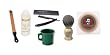 Marvy Mug, Tweezerman Brush, Ultimate Pro Razor, Simco Strop, Fromm Dressing & Col Conk Soap Combo