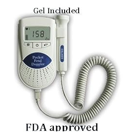 Sonoline B fetal heart rate doppler , LCD back light display , FDA approved . Gel and battery included. low shipping rate