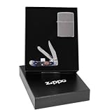 Zippo 250 High Polish Lighter and Case Knife
