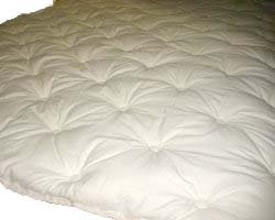 Organic Wool 2-inch Thick Thick Mattress Topper, Ca King Size