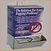 Sellstrom 23490 Sta-Clear Pre-Moistened Lens Cleaning Tissue Packet in Self-Dispensing Box