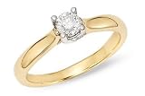 1/2 Carat Diamond SI2/I1 H/I 18K Two Tone Gold Ring