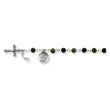 Sterling Silver / Jade Rosary Bracelet