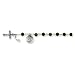 Sterling Silver / Jade Rosary Bracelet