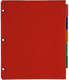 Mead Five Star Divider Note Protector Tabs (8 Pack)