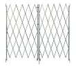 Industrial Grade 2XZG5 Steel Folding Gate, Opoening 6-8Ft