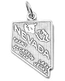 Sterling Silver Nevada Charm