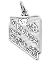 Sterling Silver Nevada Charm