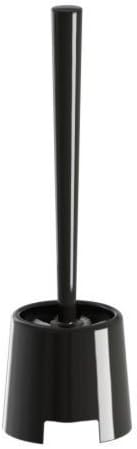 BRAND NEW IKEA Toilet Brush with Holder, Black Wipe clean Bathroom Polypropylene