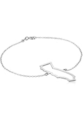 Sterling Silver Cutout Bracelet, 7.5"