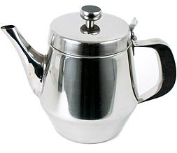 "Gooseneck Teapot, Stainless Steel"