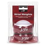 J Fit Soft Wrist Weights (Pair, 1-Pound Each)