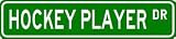 HOCKEY PLAYER Street Sign ~ Custom Aluminum Street Signs - 4 x 18 inches
