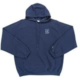 Detroit Tigers MLB Goalie Hooded Sweatshirt by Antigua (Navy Blue)