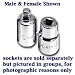 3/8 In Drive Female Pipe Plug Socket - 3/8 In
