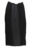 Graham & Spencer womens satin panel front long maxi skirt