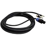Commercial Series 12AWG Speaker Cable (Banana to Speakon)