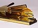 Metallic Wrap/Sheets 18" x 30" each - (5 Sheets) Gift Wrap - Gold
