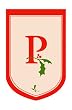 Monogram Holiday Garden Size Flag - P