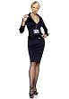 2PC CSI FBI Girl Sexy Holiday Party Costume
