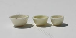 Dollhouse Miniature Set of 3 Kitchen Mixing Bowls
