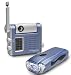 2-Piece Emergency Kit Crank Light & Radio - Battery-Free Light and AM/FM/WB Radio