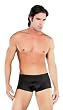 New for Men Comfortable Black Satin Lycra Pouch Short