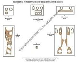 Dodge Stratus R/T 2dr Vinyl Dash Trim Kit 01-02 - 24 pieces - Oxford Rosewood